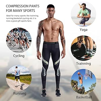 Amazon.com: OEBLD Compression Pants Men UV Blocking Running